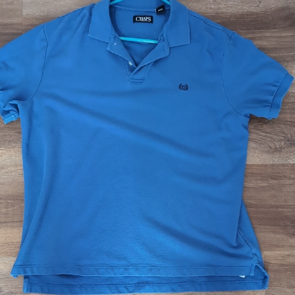 Chaps Blue Polo Shirt Classic Style